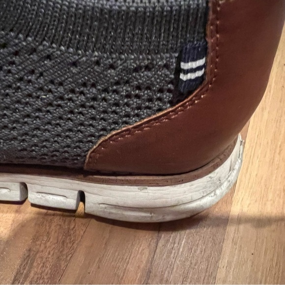 Nautica Men's Gray Blue Oxford Topsider Shoes, size 11, GUC, preppy, casual - Picture 3 of 8